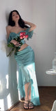 Two Pieces Chiffon Mermaid Prom HZ0307