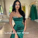 Long Green Sweetheart Prom Dresses Celebrate Party HZ0307