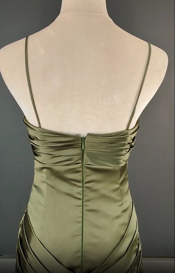 Vintage 90's Party Dance Dresses Classic Rutched Senior Prom HZ0307
