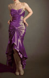 Vintage 90's Party Dance Dresses Classic Rutched Senior Prom HZ0307
