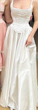 Vintage Ivory Appliques Party Dress, High Quality Wedding HZ0307
