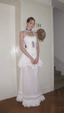 Vintage Party Dresses Sweetheart Ruffle Long Prom HZ0307