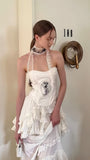 Vintage Party Dresses Sweetheart Ruffle Long Prom HZ0307