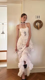 Vintage Party Dresses Sweetheart Ruffle Long Prom HZ0307