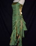 Vintage Spaghetti Straps Party Dress, High Low Evening Prom HZ0307