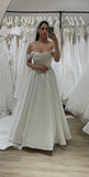 White Off The Shoulder Appliques Wedding Dresses A-Line Grace Bridal HZ0307