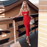 LTP1935,Red sleeveless homecoming dress tea length prom evening HZ0307