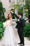 LTP1122,Charming white v-neck wedding dresses,v-neck bridal wedding HZ0307