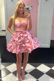 Yellow Homecoming Dress Floral Homecoming Cocktail HZ0307