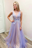 LTP1289,Princess A-Line Lavender Long Formal Dress with HZ0307