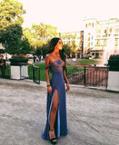 LTP1257,Sexy Bodycon Mermaid Prom Dresses, Off The Shoulder Evening Gown With High HZ0307