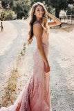 Pastel Yellow Mermaid Lace Evening Prom HZ0307
