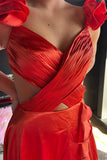Sexy Cross Top Ruffles Prom Dresses With HZ0307