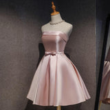 LTP0628,pink off the shoulder satin homecoming HZ0307