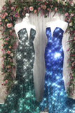 Sequin Strapless Mermaid Long Prom HZ0307