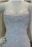 Sparkle Dark Green Sequin Mermaid Long Prom HZ0307