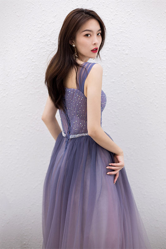 Fairy A-line Ombre Purple ong Prom HZ0307