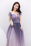 Fairy A-line Ombre Purple ong Prom HZ0307