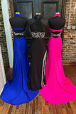 Cross Front Mermaid Long Formal Dress with HZ0307