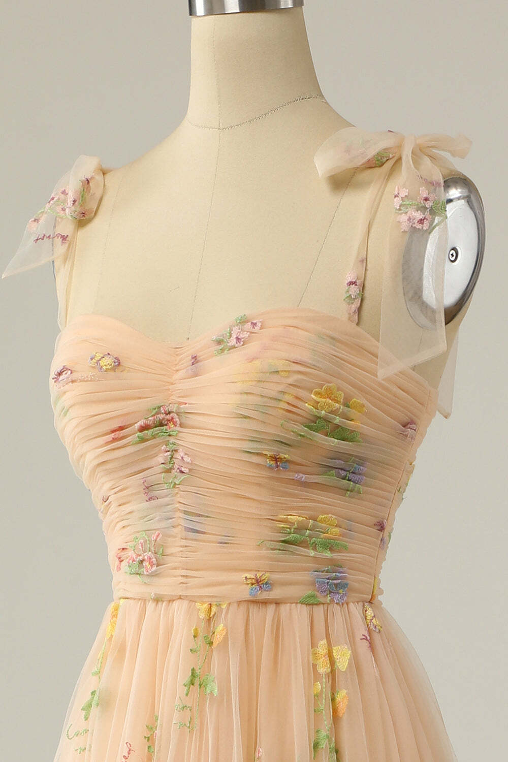 Princess Champagne A-line Embroidered Formal HZ0307