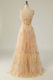 Princess Champagne A-line Embroidered Formal HZ0307