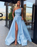 LTP1595,Charming satin a-line prom evening dresses long formal HZ0307