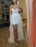 LTP1592,Charming sweetheart lace tulle long prom evening HZ0307