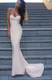 LTP0887,Mermaid Ivory Long Prom Dress Sweetheart Evening HZ0307