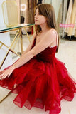 LTP1756, Spaghetti Straps Pleated A-Line Homecoming HZ0307