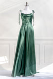 High Quality Satin Long Bridesmaid HZ0307