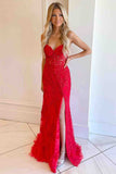 Sweetheart Appliques Beaded Mermaid Long Evening Prom HZ0307