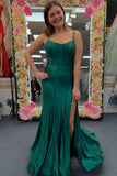 Straps Hot Pink Fitted Long Formal Dress with HZ0307