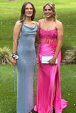 Strapless Red Sheet Appliques Fitted Long Prom HZ0307