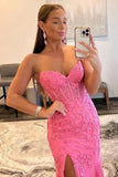 Sweetheart Appliques Beaded Mermaid Long Evening Prom HZ0307