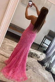 Sweetheart Appliques Beaded Mermaid Long Evening Prom HZ0307