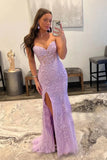 Sweetheart Appliques Beaded Mermaid Long Evening Prom HZ0307