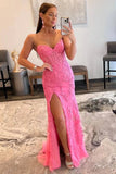 Sweetheart Appliques Beaded Mermaid Long Evening Prom HZ0307