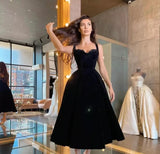 LTP1023,Black velvet sweetheart a-line graduation prom HZ0307