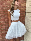 LTP1374,Scoop A-Line/Princess Sleeveless Lace Lace Short/Mini Homecoming HZ0307