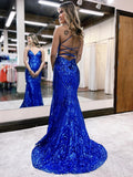 Sexy Mermaid Lace 2024 Prom Dress Long Party HZ0307