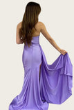 Sweetheart Blue Ruched Fitted Long Prom Dress with HZ0307