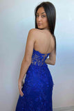 Sweetheart Appliques Beaded Mermaid Long Evening Prom HZ0307