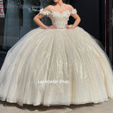 Off The Shoulder Floral Sweet 16 Dress Birthday Ball HZ0307
