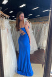 Simply Purple Mermaid Long Prom Dress with HZ0307